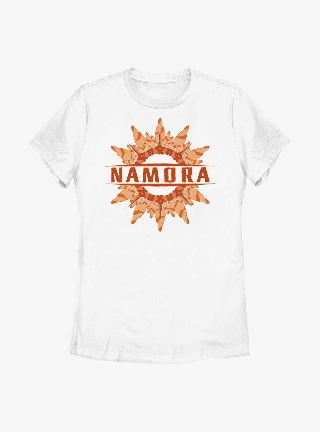 Marvel Black Panther: Wakanda Forever Namora Coral Ring Womens T-Shirt, WHITE, hi-res