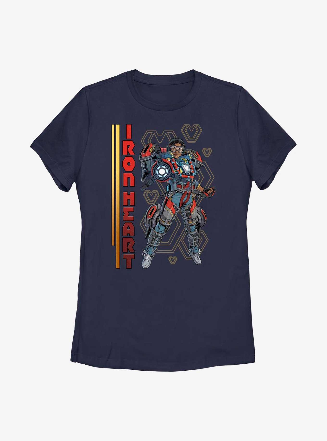 Marvel Black Panther: Wakanda Forever Ironheart Hero Womens T-Shirt, NAVY, hi-res