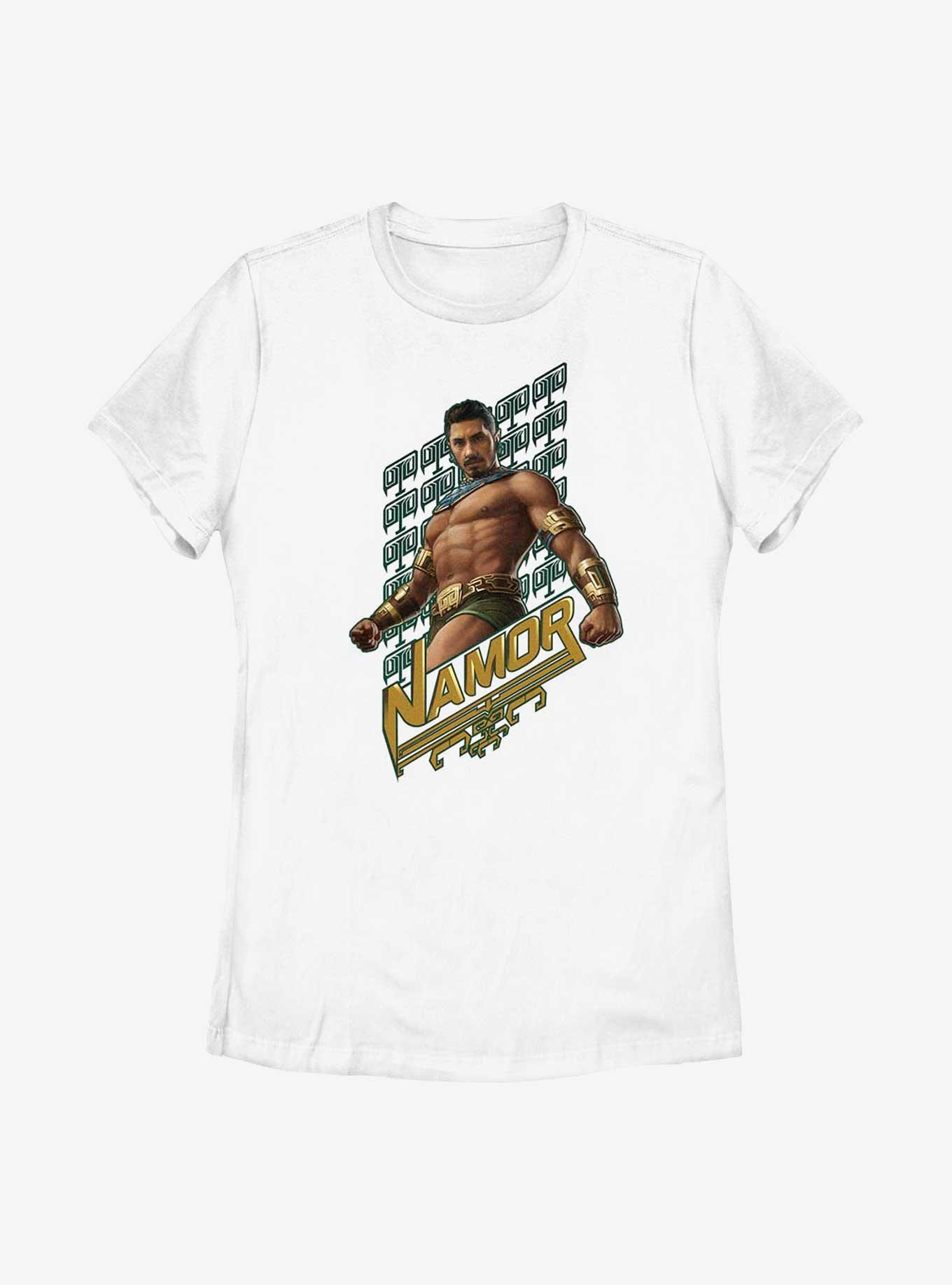 Marvel Black Panther: Wakanda Forever Namor Name Womens T-Shirt, , hi-res