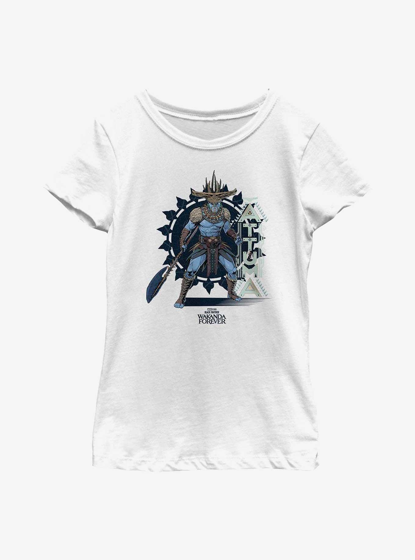 Marvel Black Panther: Wakanda Forever Barbarian Attuma Youth Girls T-Shirt, WHITE, hi-res