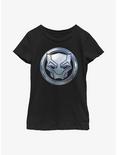 Marvel Black Panther: Wakanda Forever Sigil Youth Girls T-Shirt, BLACK, hi-res