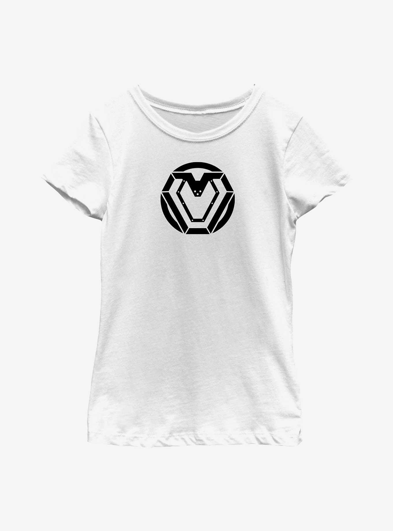 Marvel Black Panther: Wakanda Forever Ironheart Reactor Youth Girls T-Shirt, WHITE, hi-res