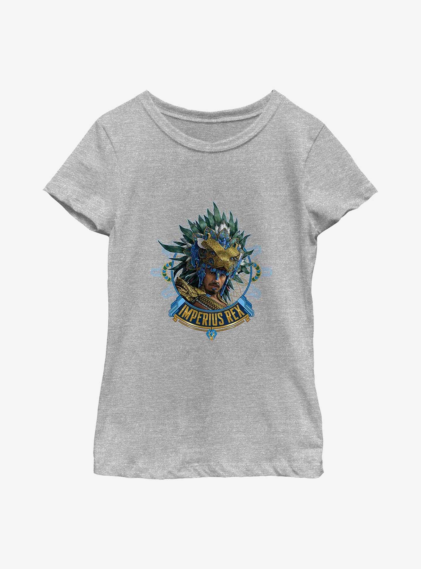 Marvel Black Panther: Wakanda Forever Imperius Rex Helmet Youth Girls T-Shirt, , hi-res