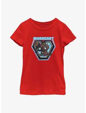 Marvel Black Panther: Wakanda Forever Ironheart Badge Youth Girls T-Shirt, , hi-res