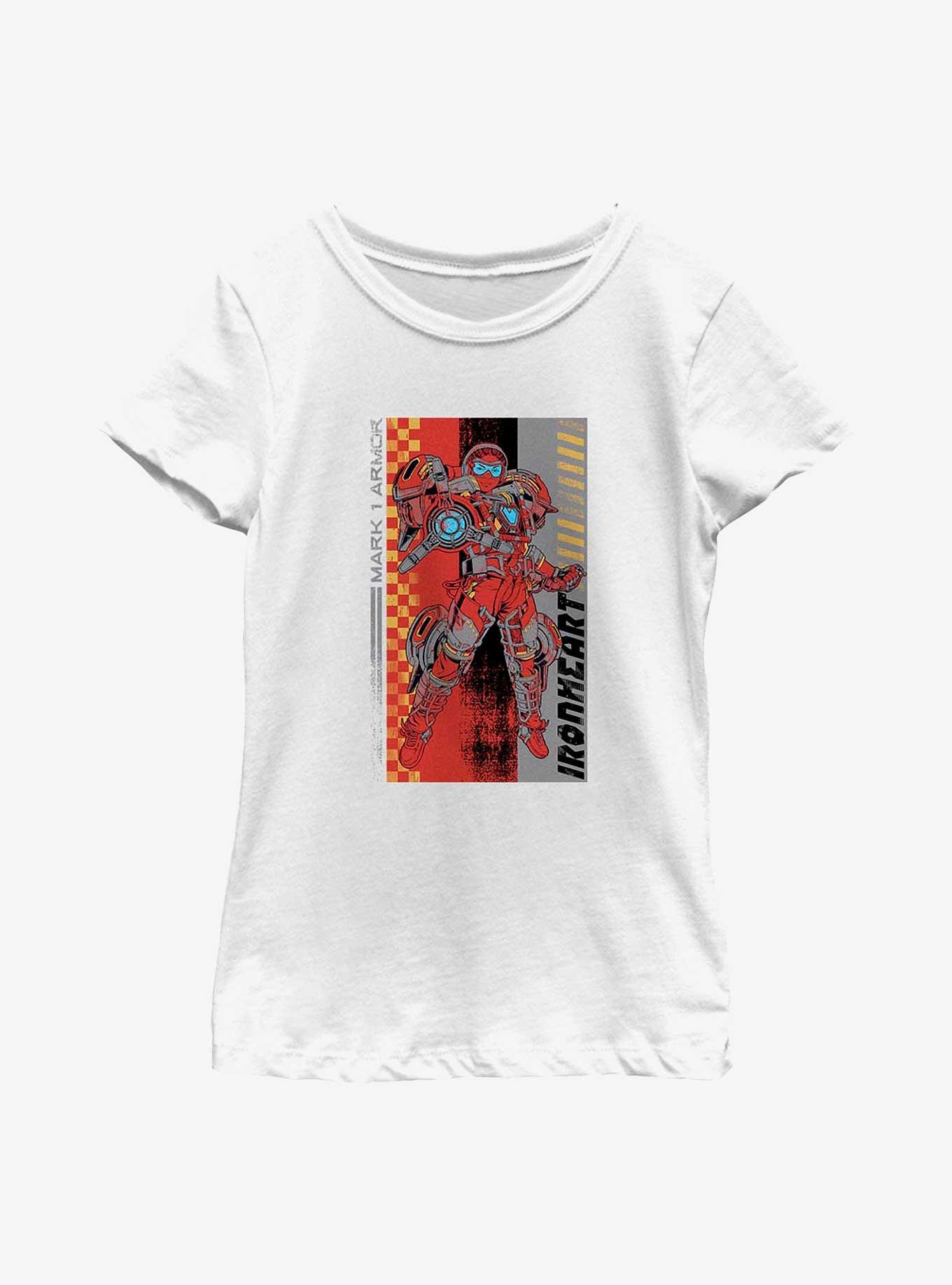 Marvel Black Panther: Wakanda Forever Ironheart Mark 1 Armor Youth Girls T-Shirt, , hi-res