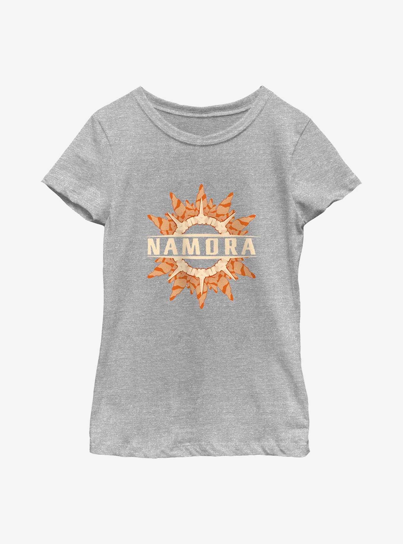 Marvel Black Panther: Wakanda Forever Namora Coral Ring Youth Girls T-Shirt, , hi-res