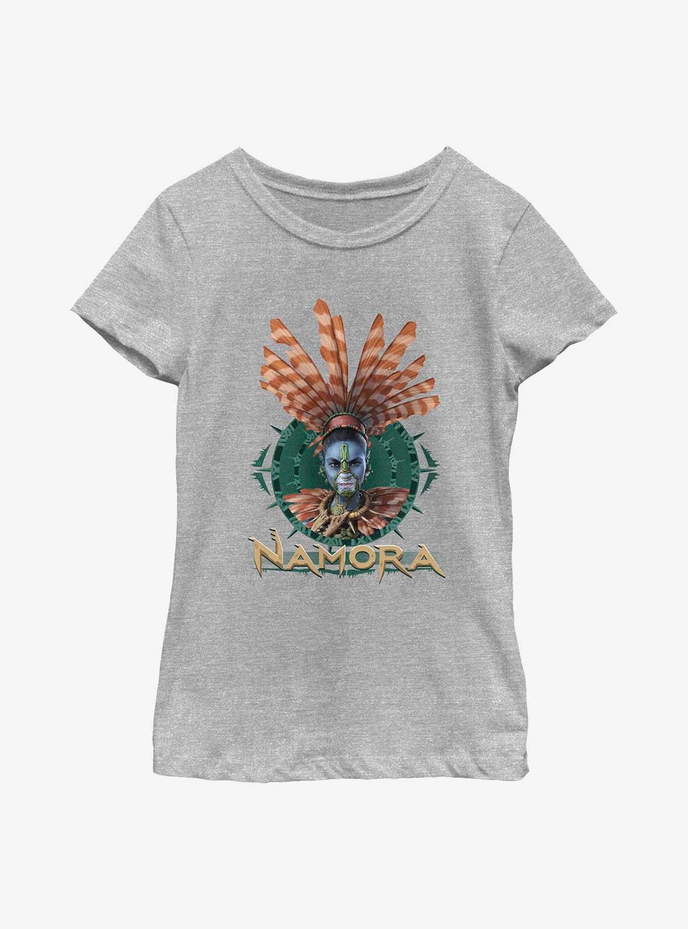 Marvel Black Panther: Wakanda Forever Namora Crown Youth Girls T-Shirt, , hi-res