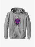 Marvel Black Panther: Wakanda Forever Panther Scratch Youth Hoodie, ATH HTR, hi-res