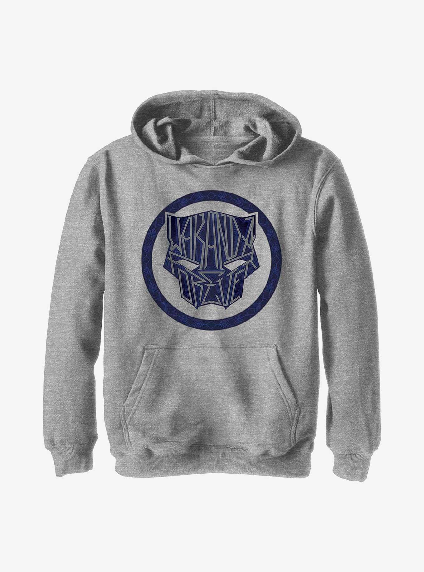 Marvel Black Panther: Wakanda Forever Sigil Graffiti Youth Hoodie, , hi-res