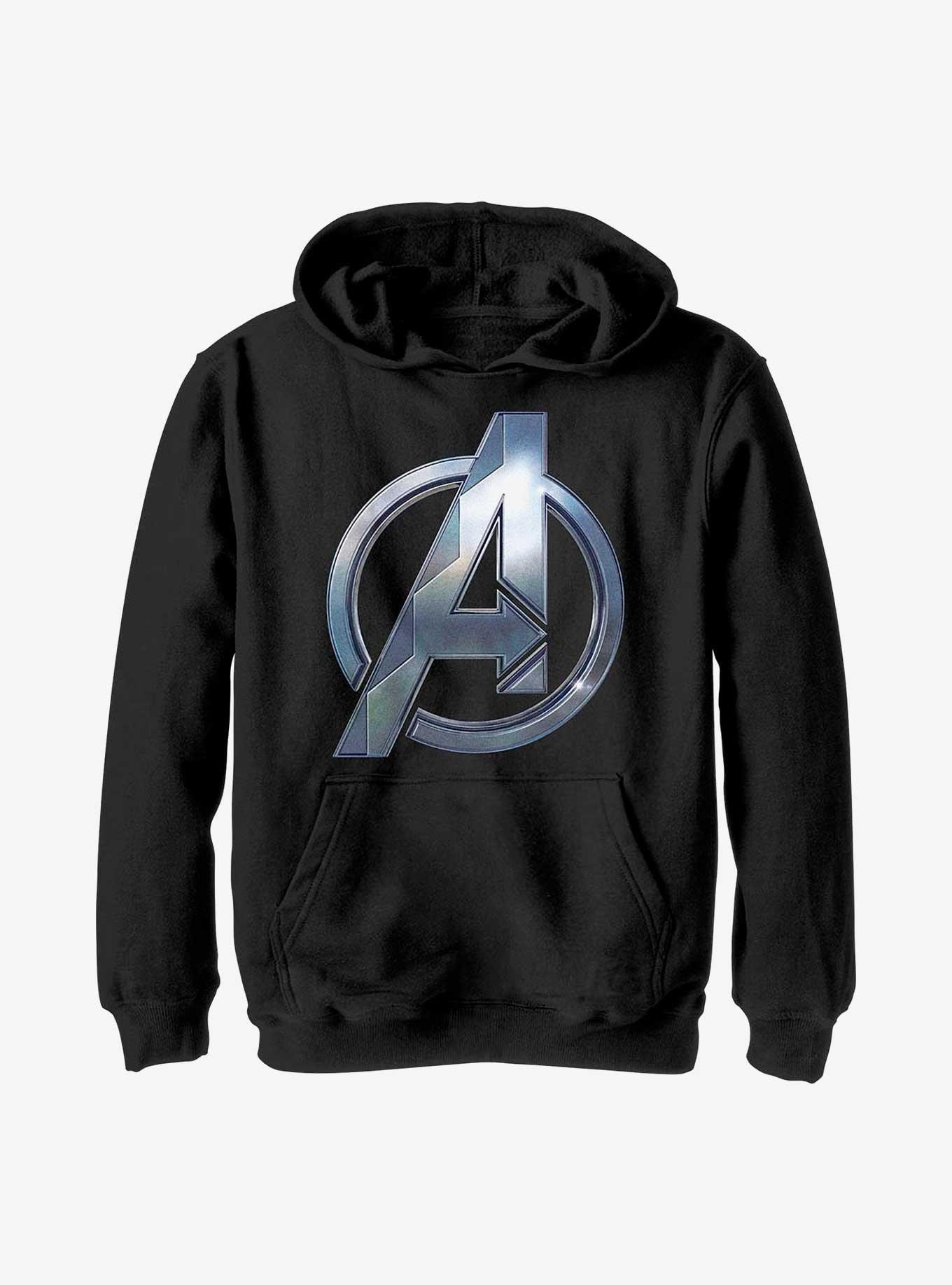 Marvel Black Panther: Wakanda Forever Avengers Symbol Youth Hoodie, , hi-res