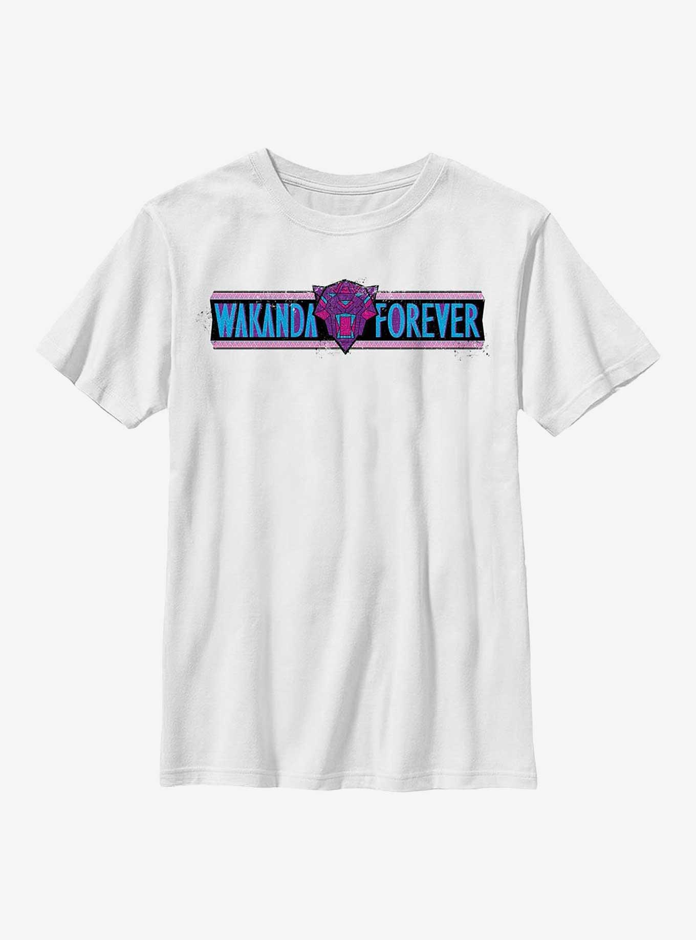 Marvel Black Panther: Wakanda Forever Banner Youth T-Shirt, , hi-res