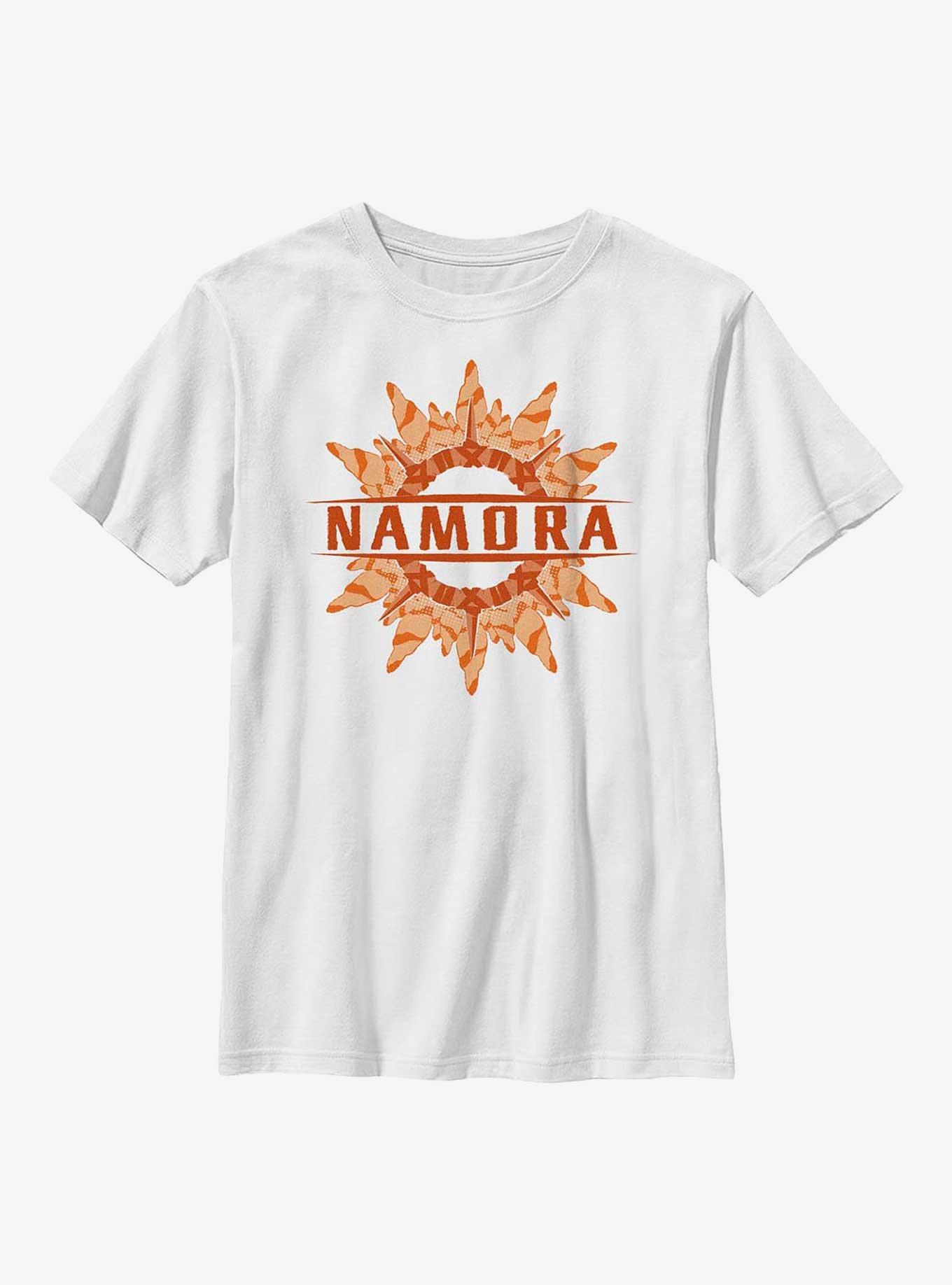 Marvel Black Panther: Wakanda Forever Namora Coral Ring Youth T-Shirt, WHITE, hi-res