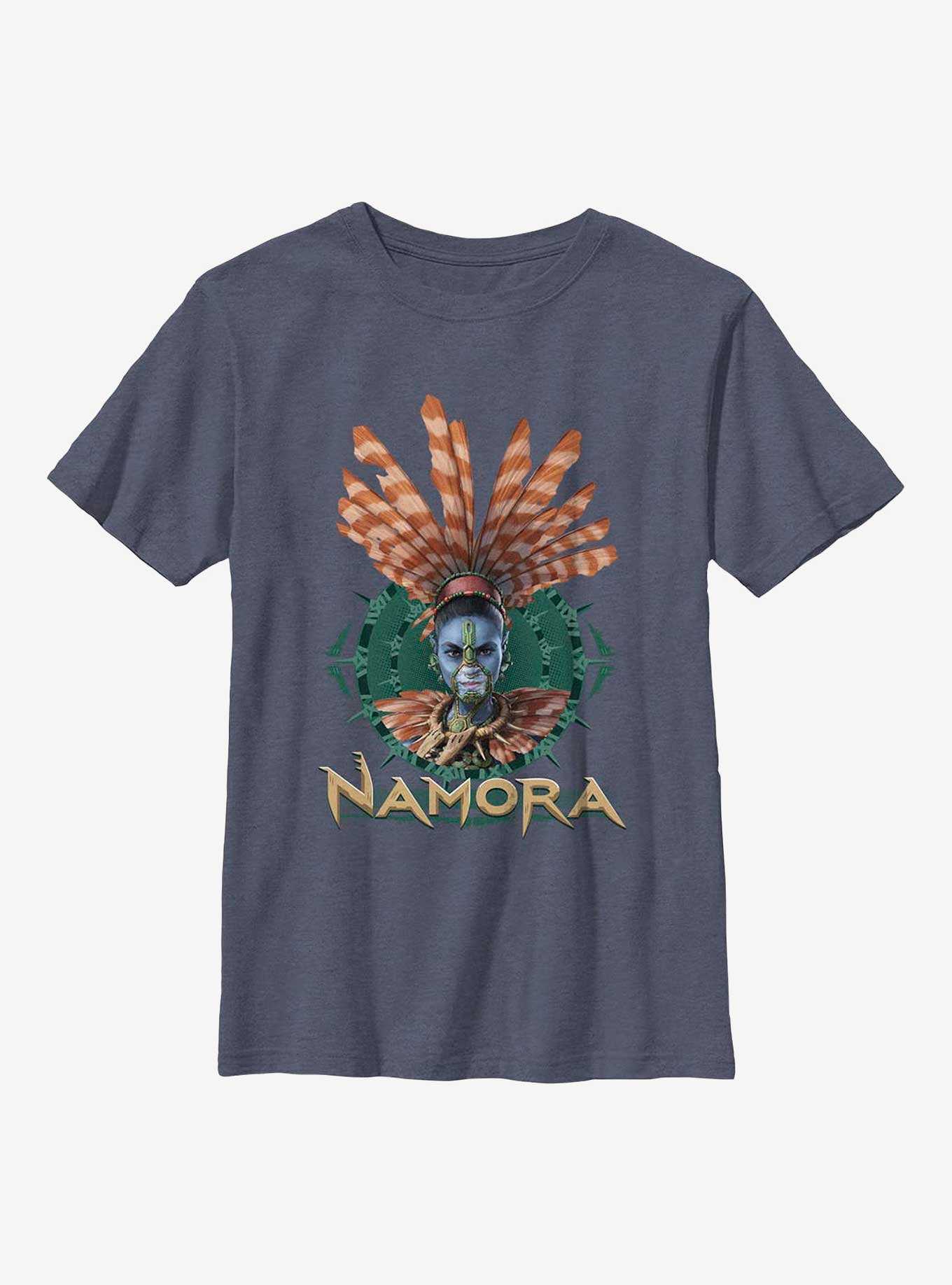 Marvel Black Panther: Wakanda Forever Namora Crown Youth T-Shirt, , hi-res