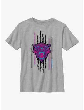Marvel Black Panther: Wakanda Forever Panther Scratch Youth T-Shirt, , hi-res