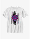 Marvel Black Panther: Wakanda Forever Panther Scratch Youth T-Shirt, WHITE, hi-res