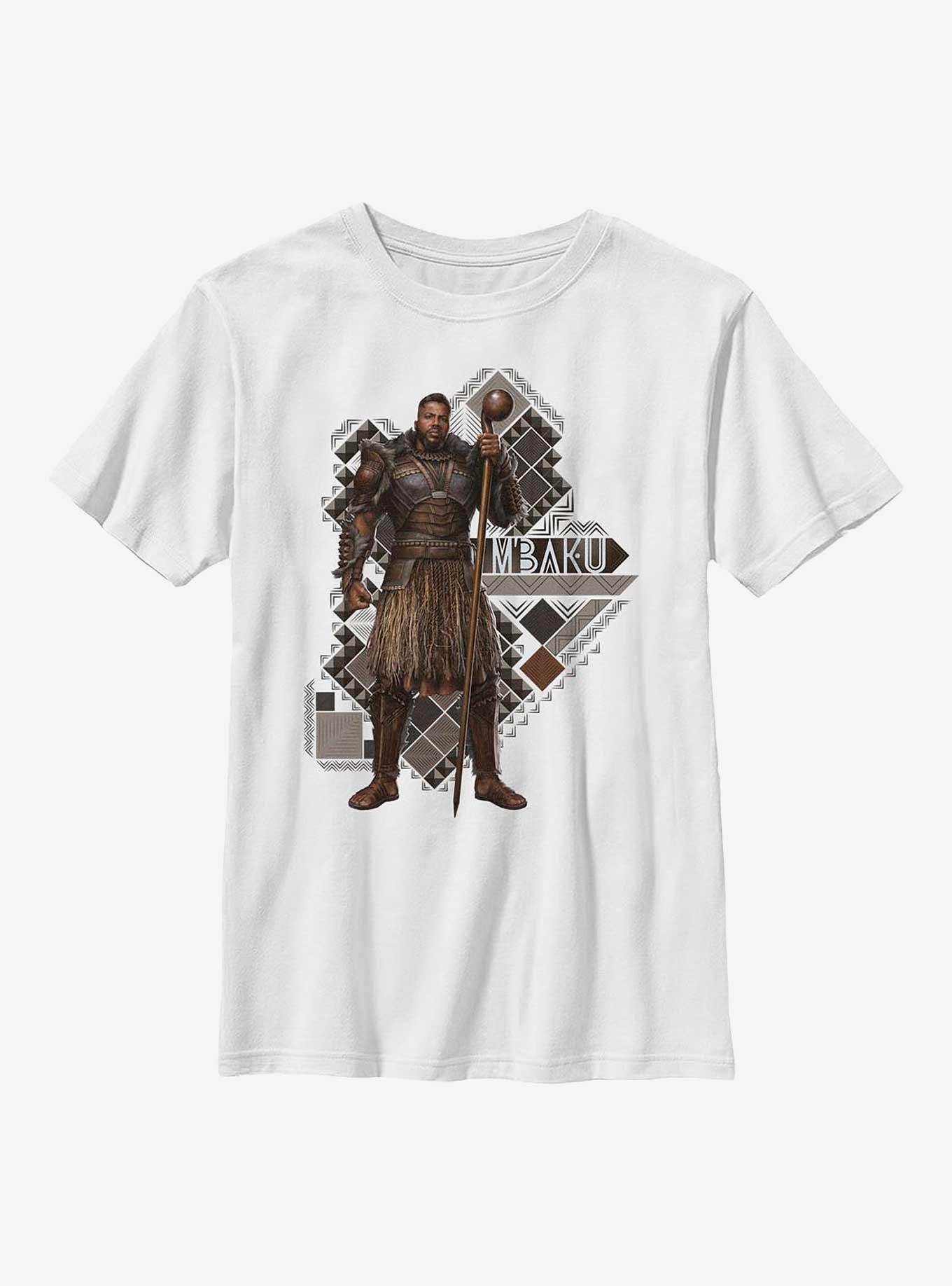 Marvel Black Panther: Wakanda Forever Mbaku Pattern Youth T-Shirt, , hi-res