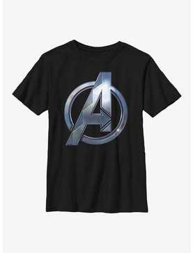 Marvel Black Panther: Wakanda Forever Avengers Symbol Youth T-Shirt, , hi-res
