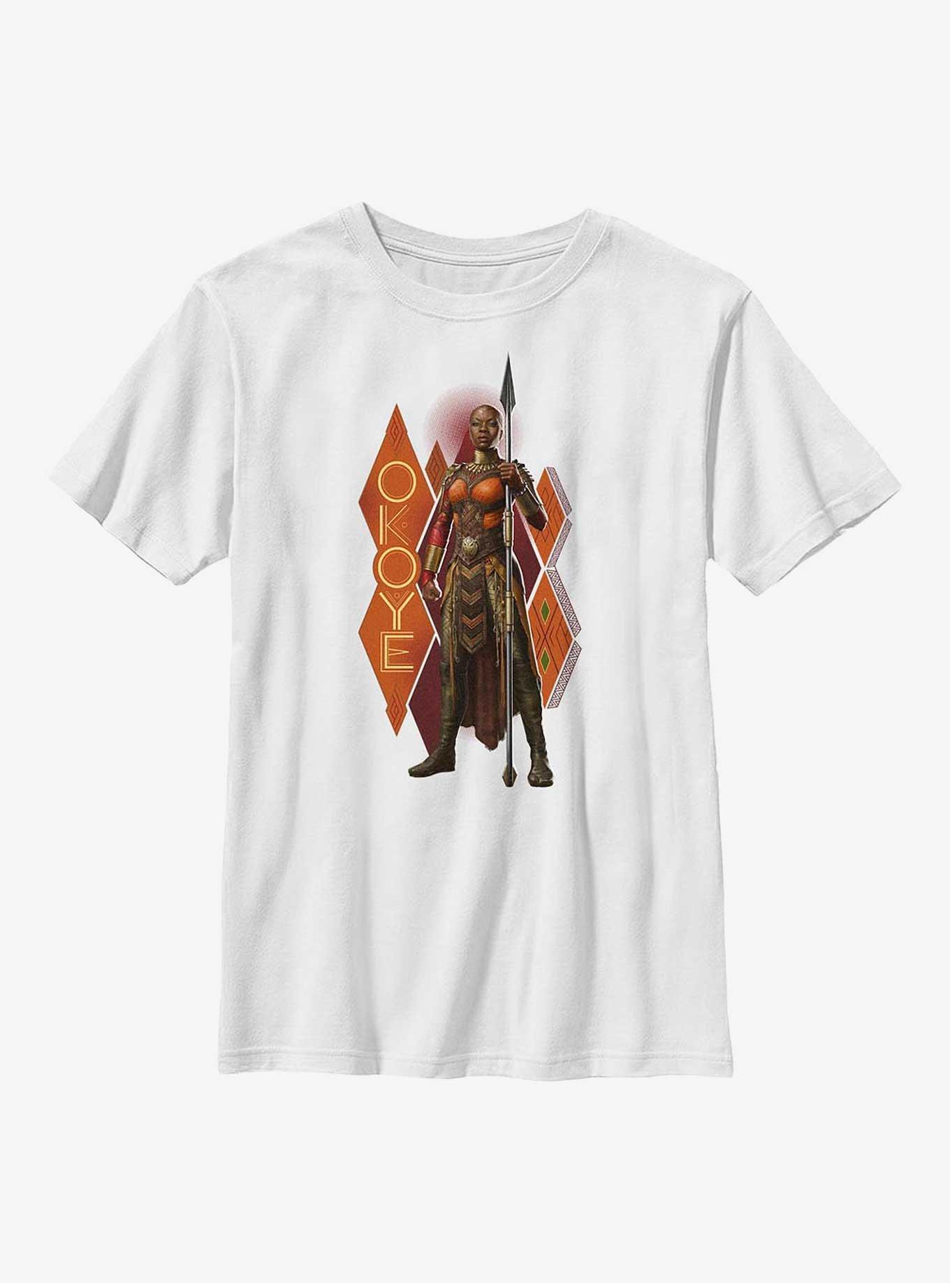 Marvel Black Panther: Wakanda Forever Okoye Pattern Youth T-Shirt, , hi-res