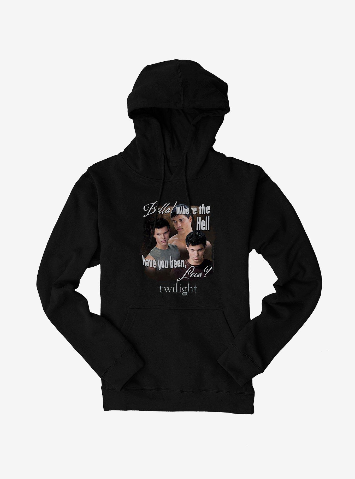 Twilight Jacob Where You Been Loca Hoodie, BLACK, hi-res