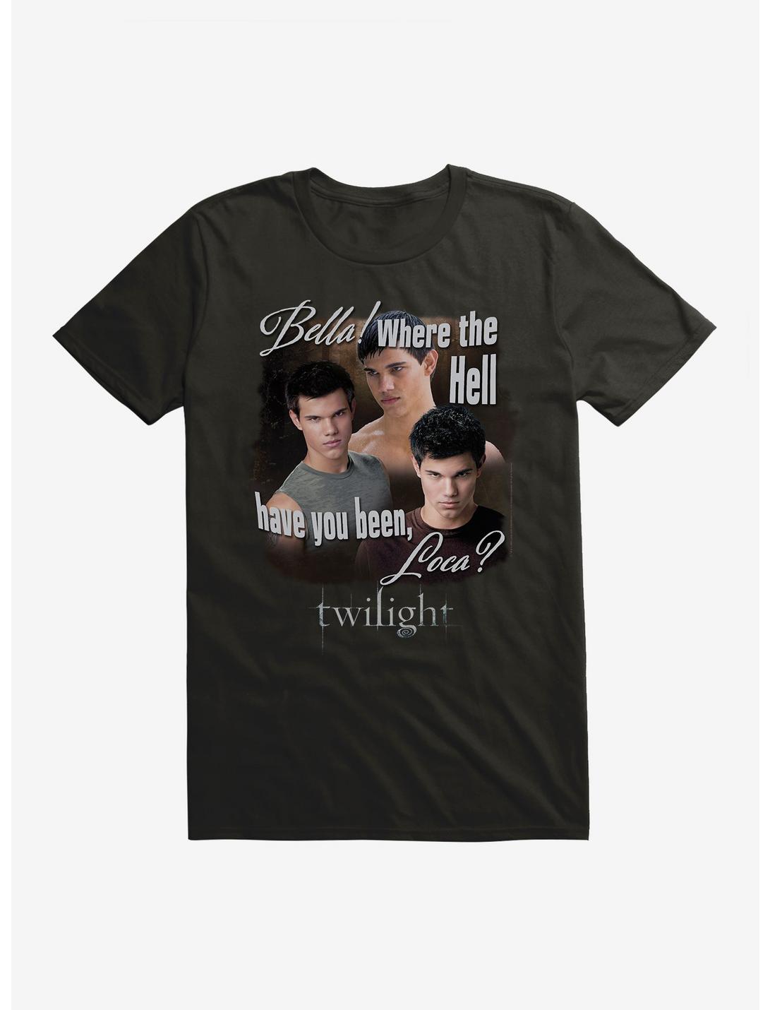 Twilight Jacob Where You Been Loca T-Shirt, BLACK, hi-res