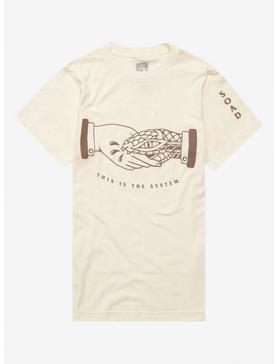 System Of A Down Snake Handshake Boyfriend Fit Girls T-Shirt, , hi-res