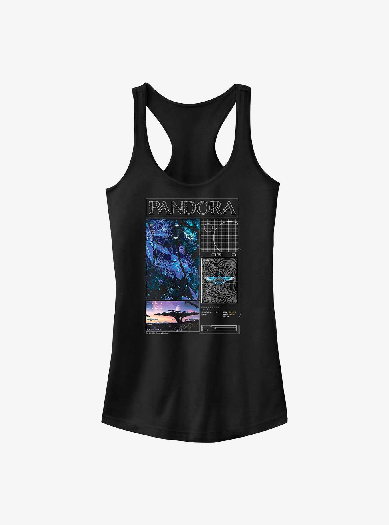 Avatar Pandora Schematic Girls Tank, BLACK, hi-res