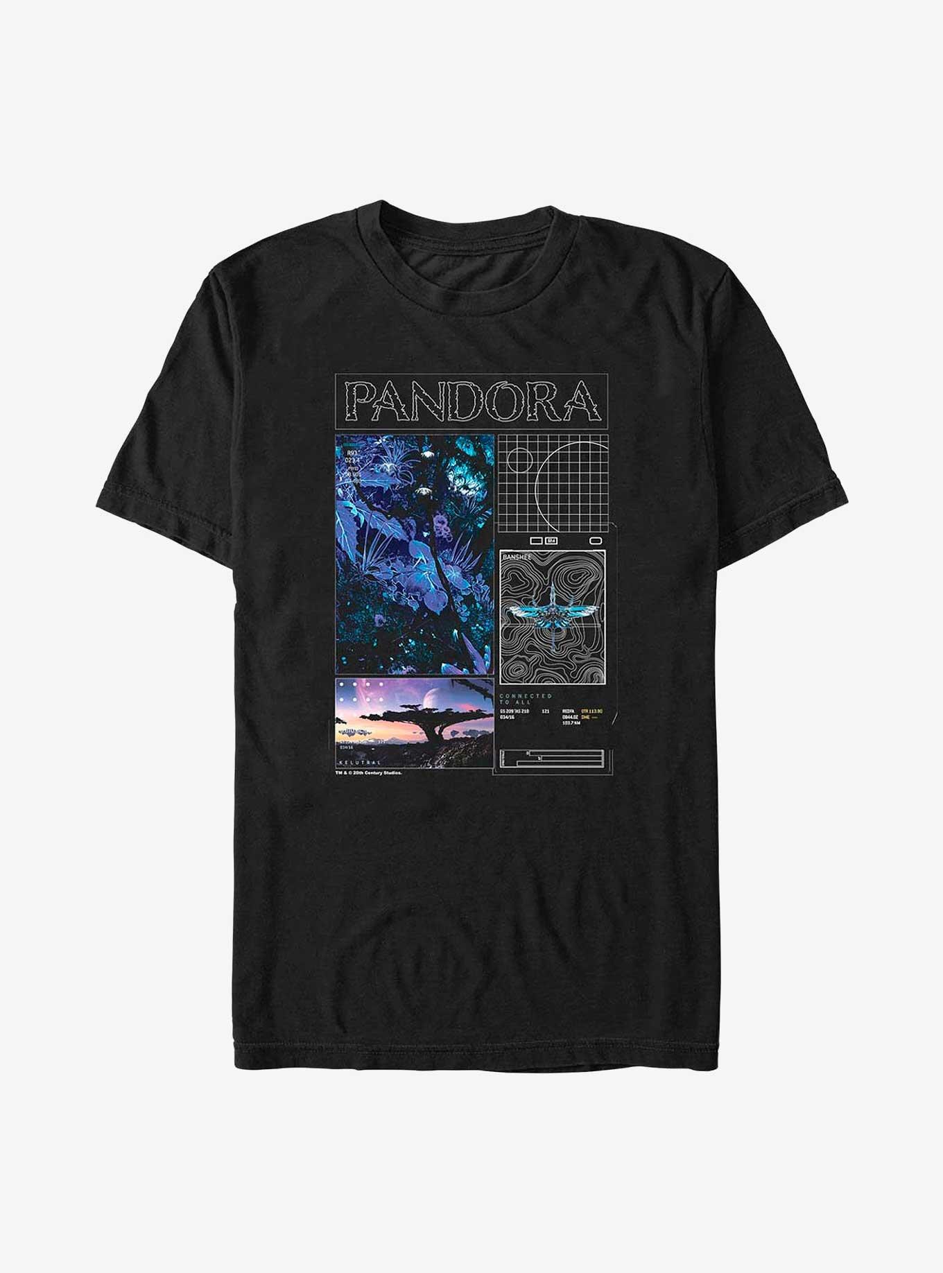 Avatar Pandora Schematic T-Shirt, BLACK, hi-res