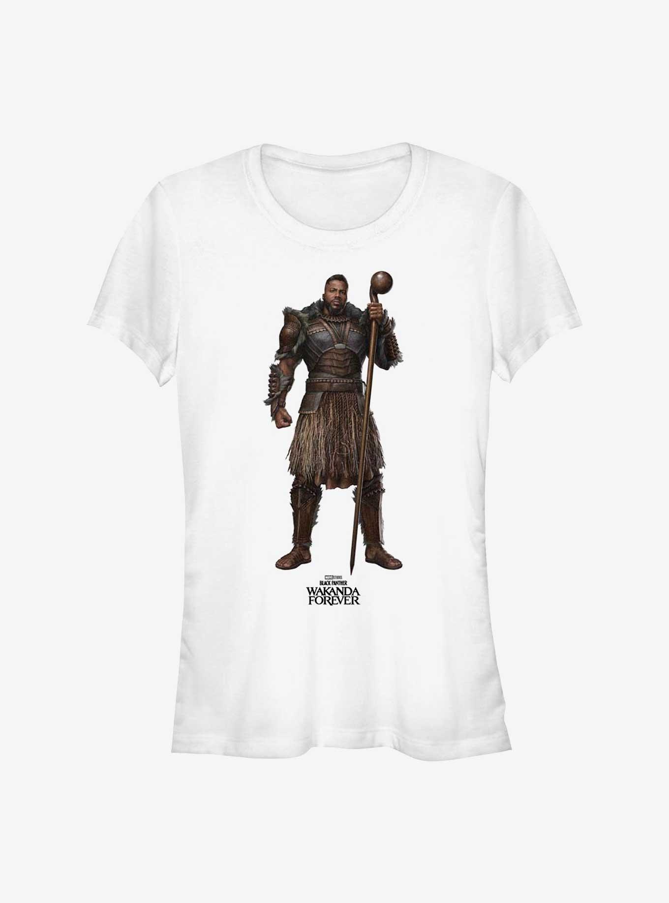 Marvel Black Panther: Wakanda Forever M'Baku Action Pose Girls T-Shirt