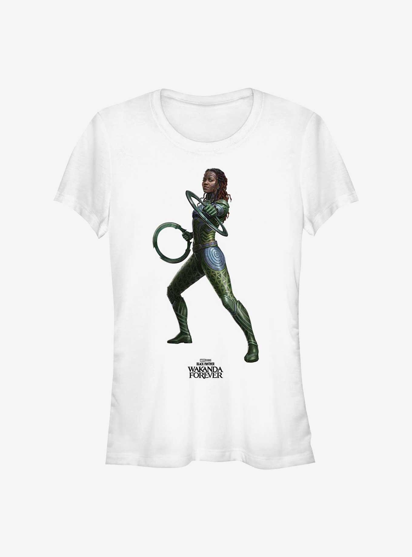 Marvel Black Panther: Wakanda Forever Nakia Action Pose Girls T-Shirt, , hi-res
