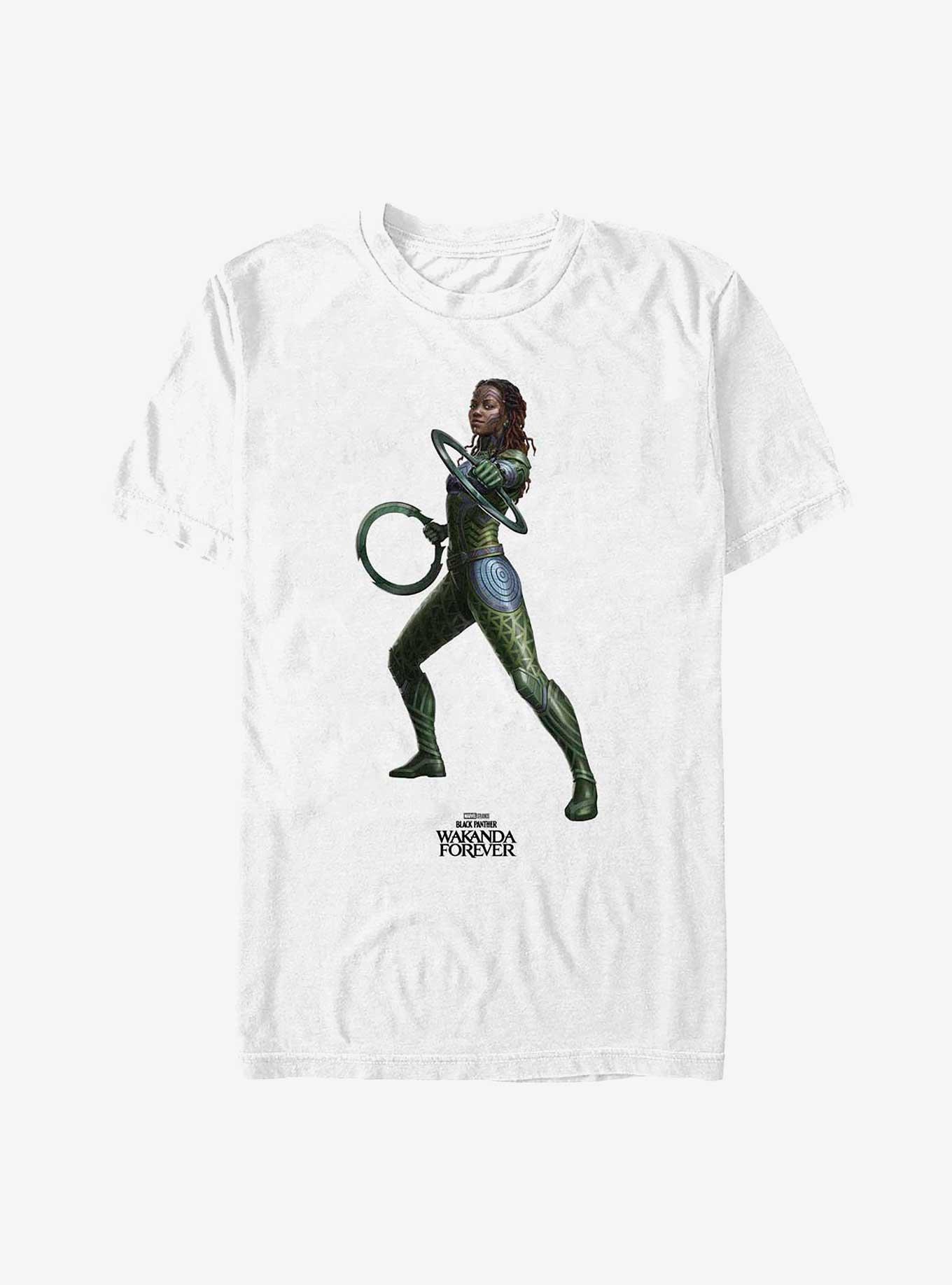Marvel Black Panther: Wakanda Forever Nakia Action Pose T-Shirt, WHITE, hi-res