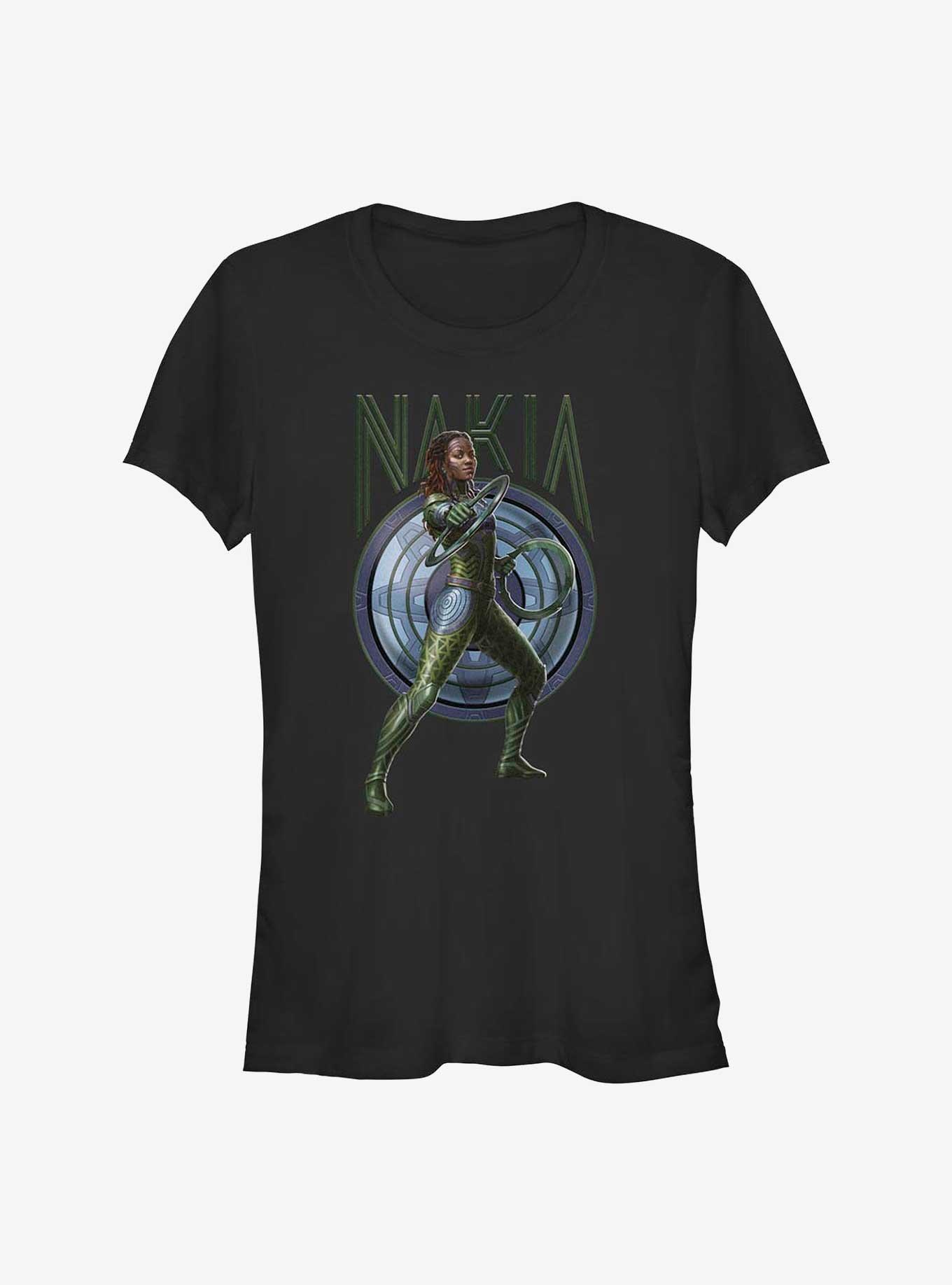 Marvel Black Panther: Wakanda Forever Nakia Shield Girls T-Shirt, , hi-res