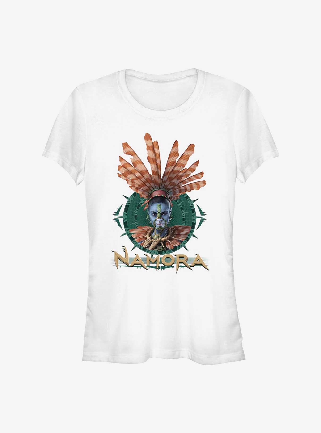 Marvel Black Panther: Wakanda Forever Namora Fin Crown Portrait Girls T-Shirt, , hi-res