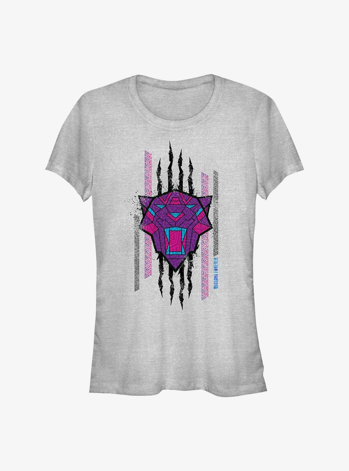 Marvel Black Panther: Wakanda Forever Panther Scratch Girls T-Shirt
