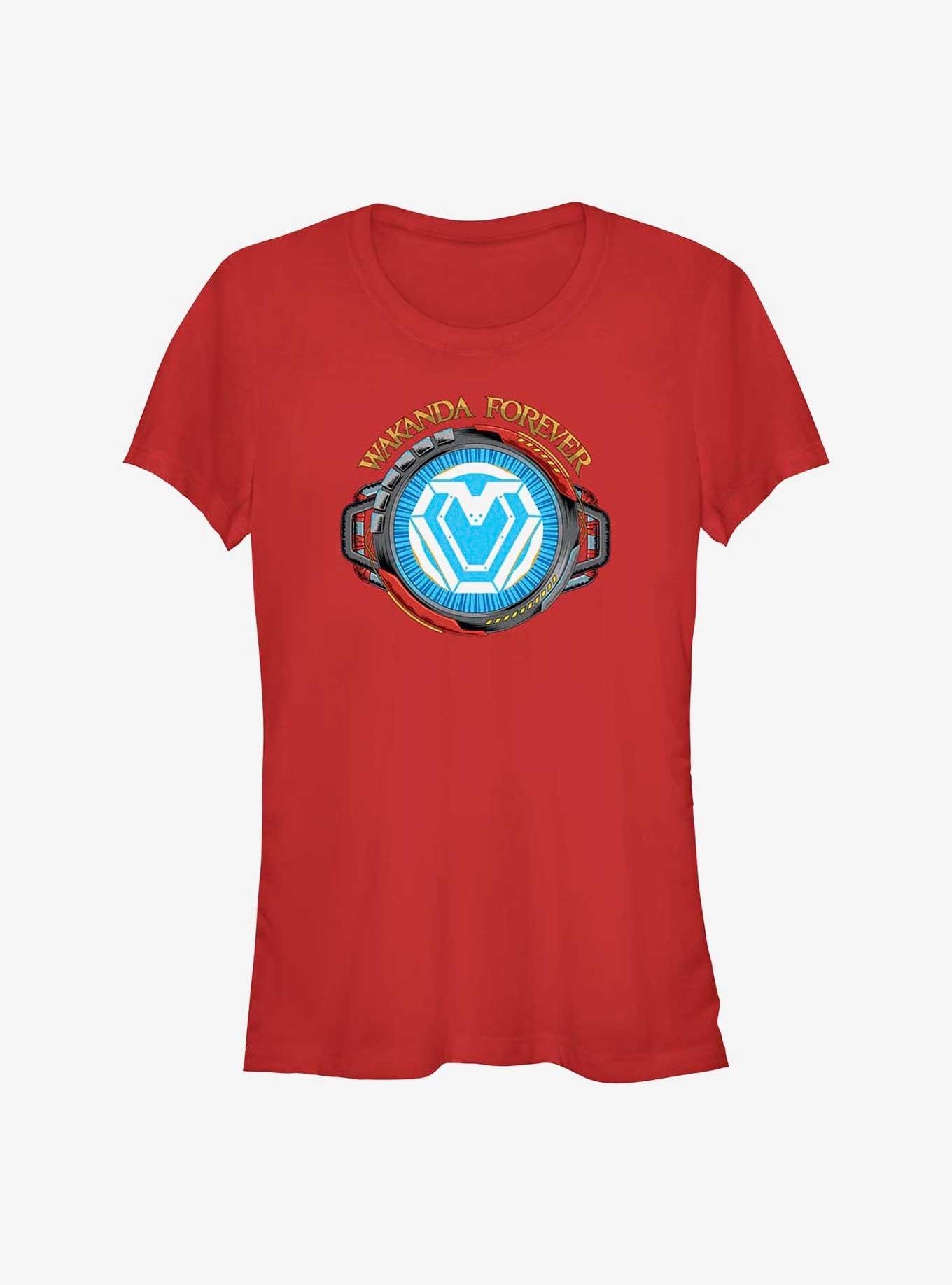 Marvel Black Panther: Wakanda Forever Vibranium Reactor Girls T-Shirt, RED, hi-res