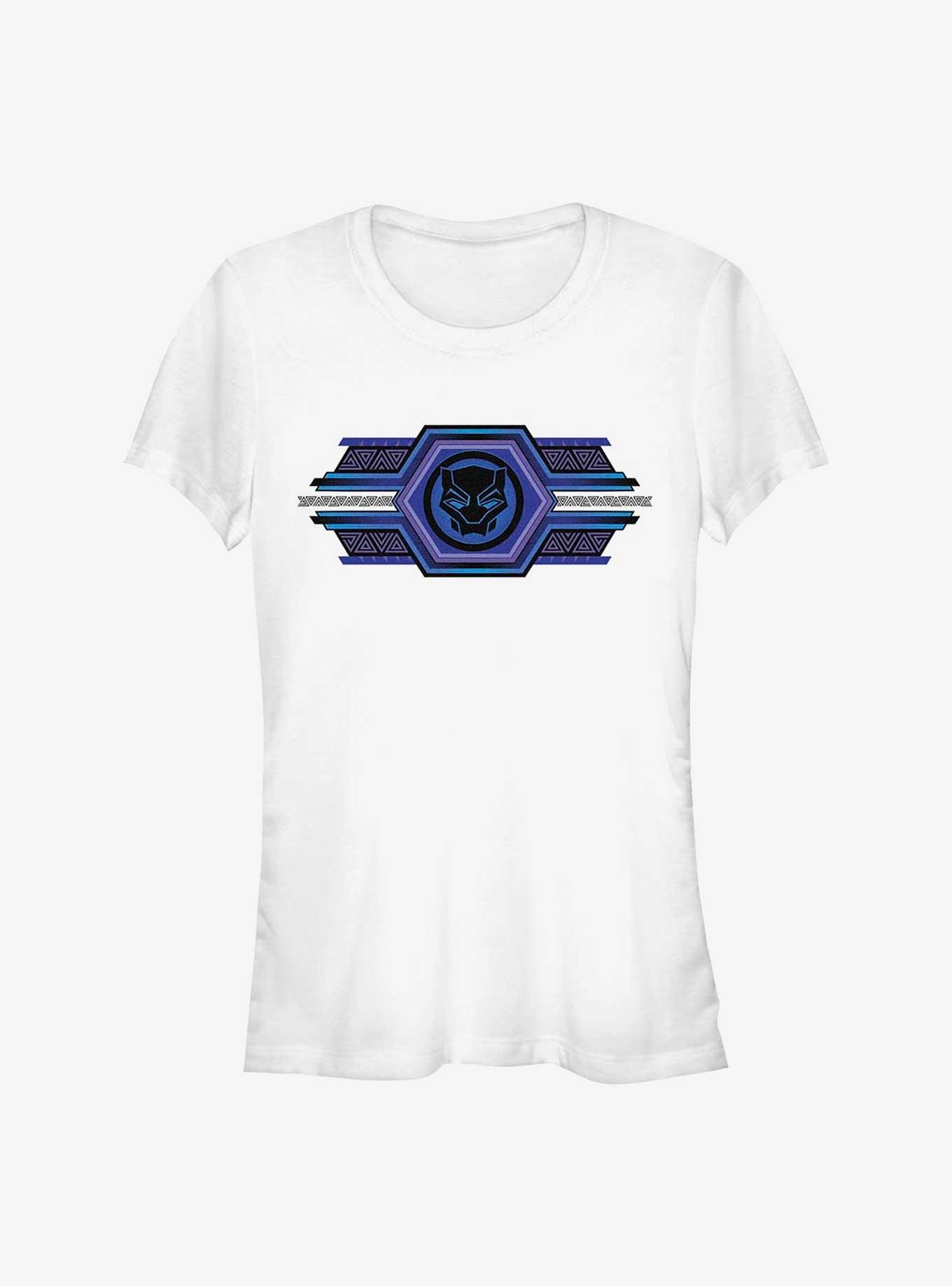 Marvel Black Panther: Wakanda Forever Warrior Sigil Girls T-Shirt, WHITE, hi-res