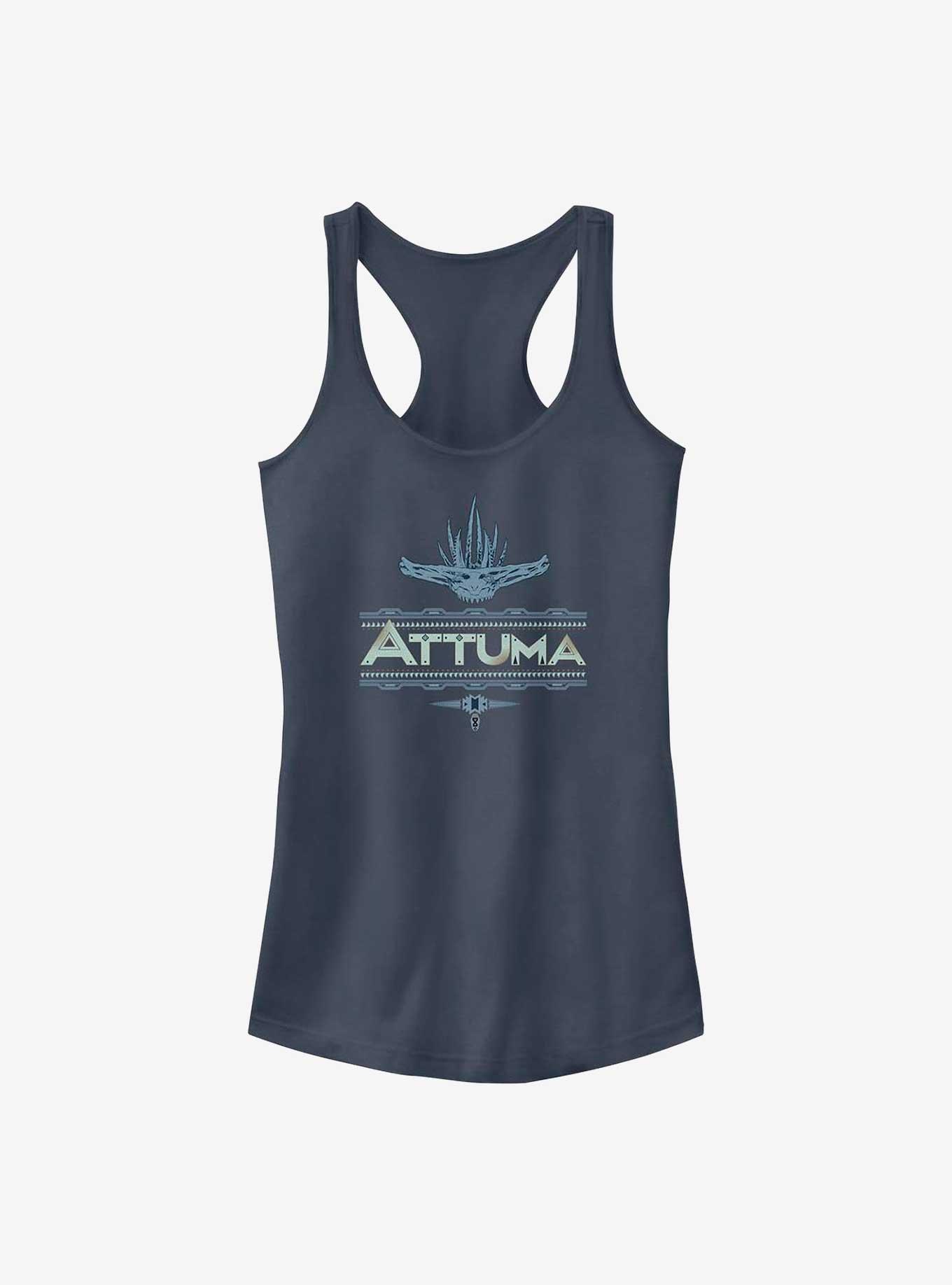 Marvel Black Panther: Wakanda Forever Attuma Logo Girls Tank, INDIGO, hi-res