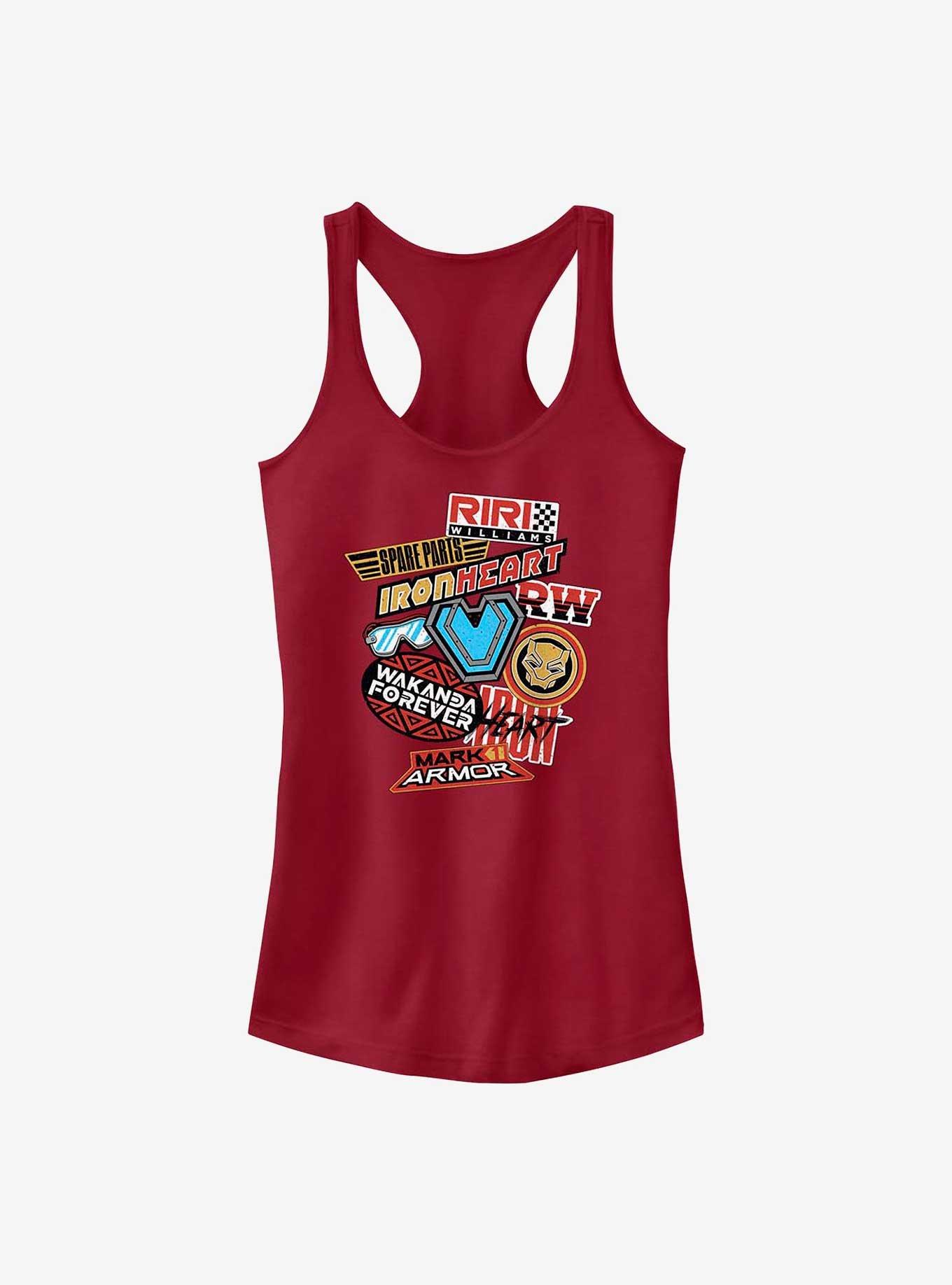 Marvel Black Panther: Wakanda Forever Badge Collage Girls Tank, , hi-res