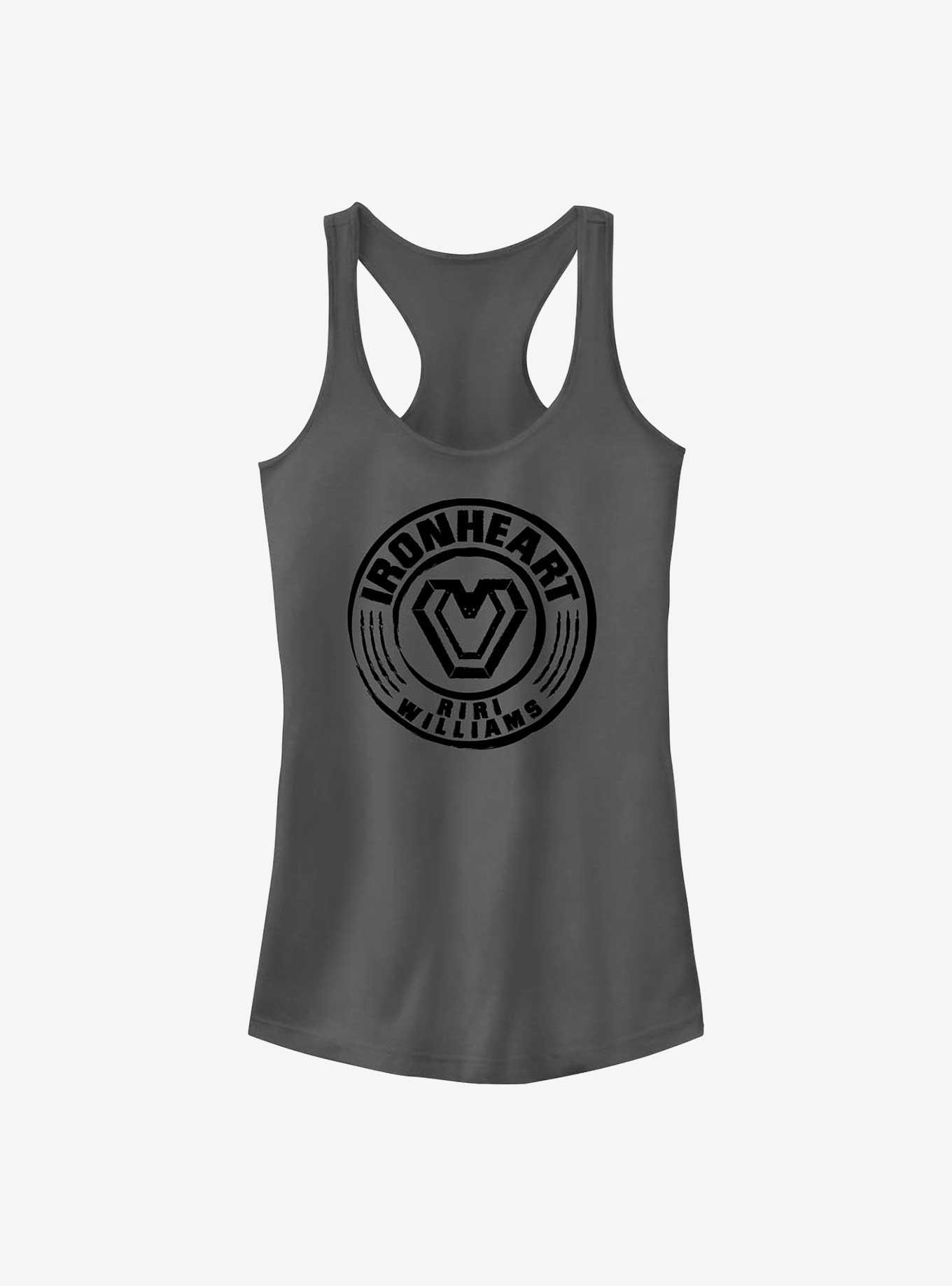 Marvel Black Panther: Wakanda Forever Ironheart Badge Girls Tank, CHARCOAL, hi-res