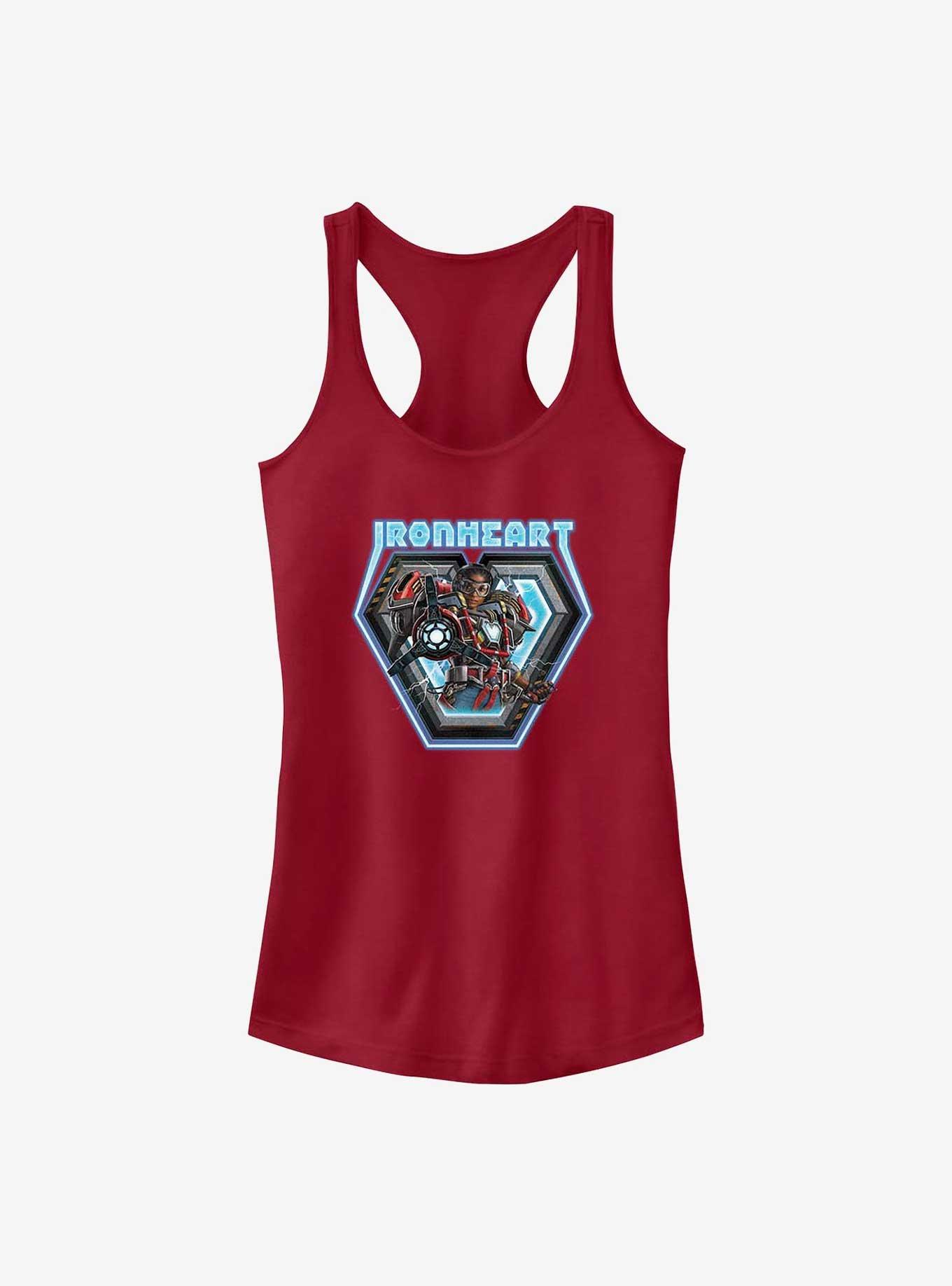 Marvel Black Panther: Wakanda Forever Ironheart Badge Girls Tank, SCARLET, hi-res