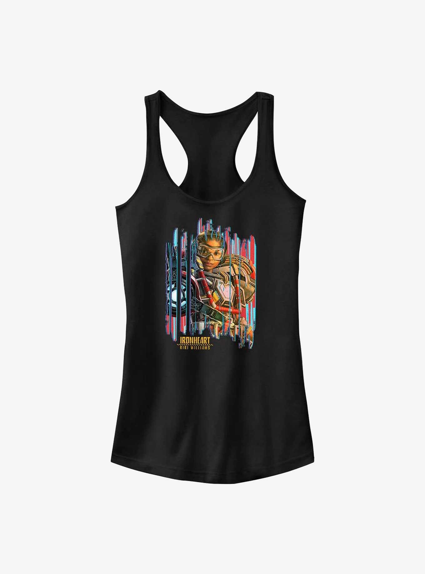 Marvel Black Panther: Wakanda Forever Ironheart Riri Williams Portrait Girls Tank, BLACK, hi-res