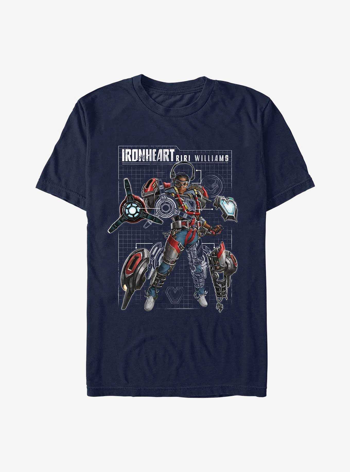 Marvel Black Panther: Wakanda Forever Ironheart Schematic T-Shirt, , hi-res