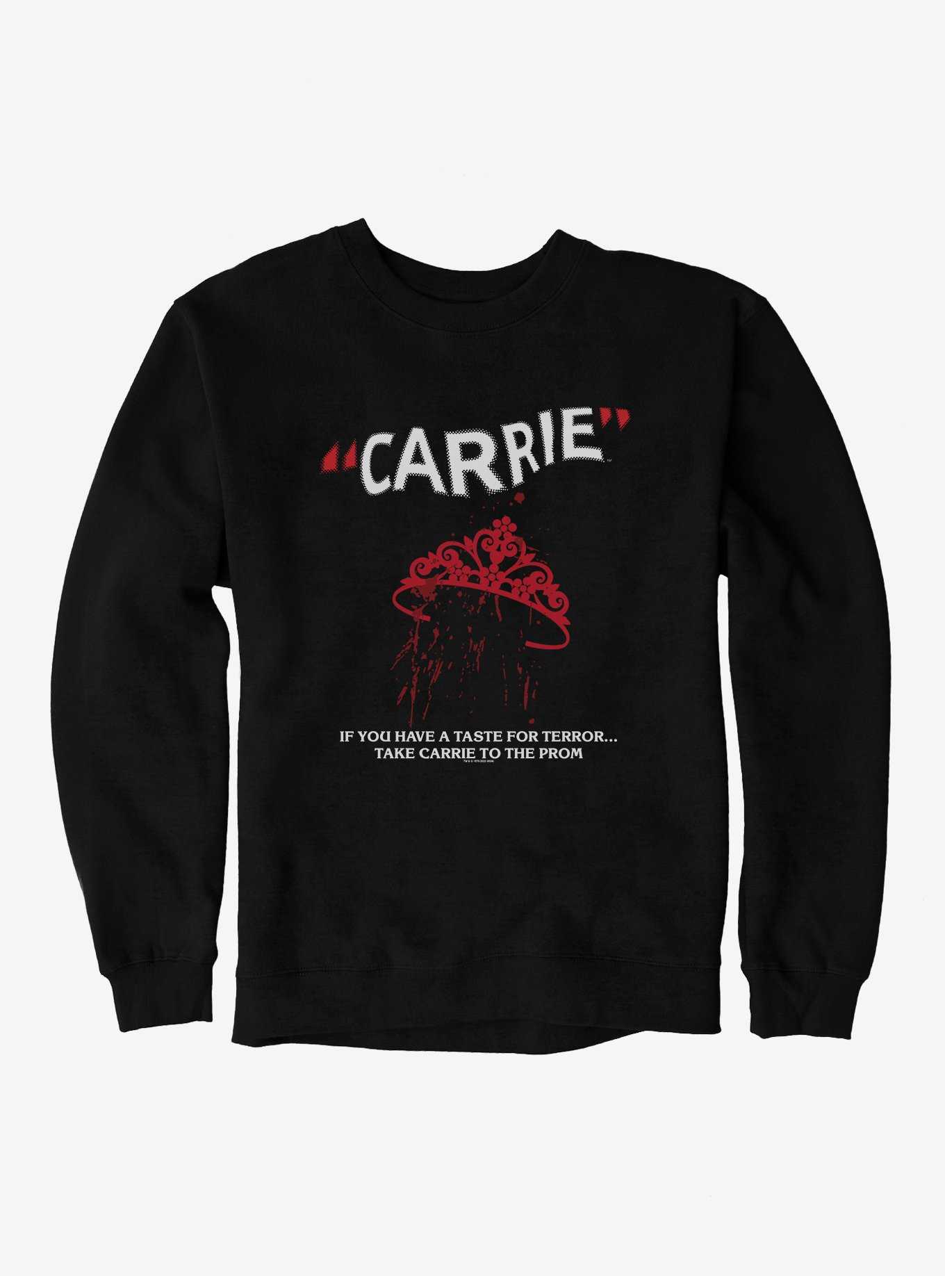 Carrie 1976 Crown Splatter Sweatshirt, , hi-res