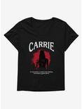 Carrie 1976 Silhouette Splatter Girls T-Shirt Plus Size, BLACK, hi-res