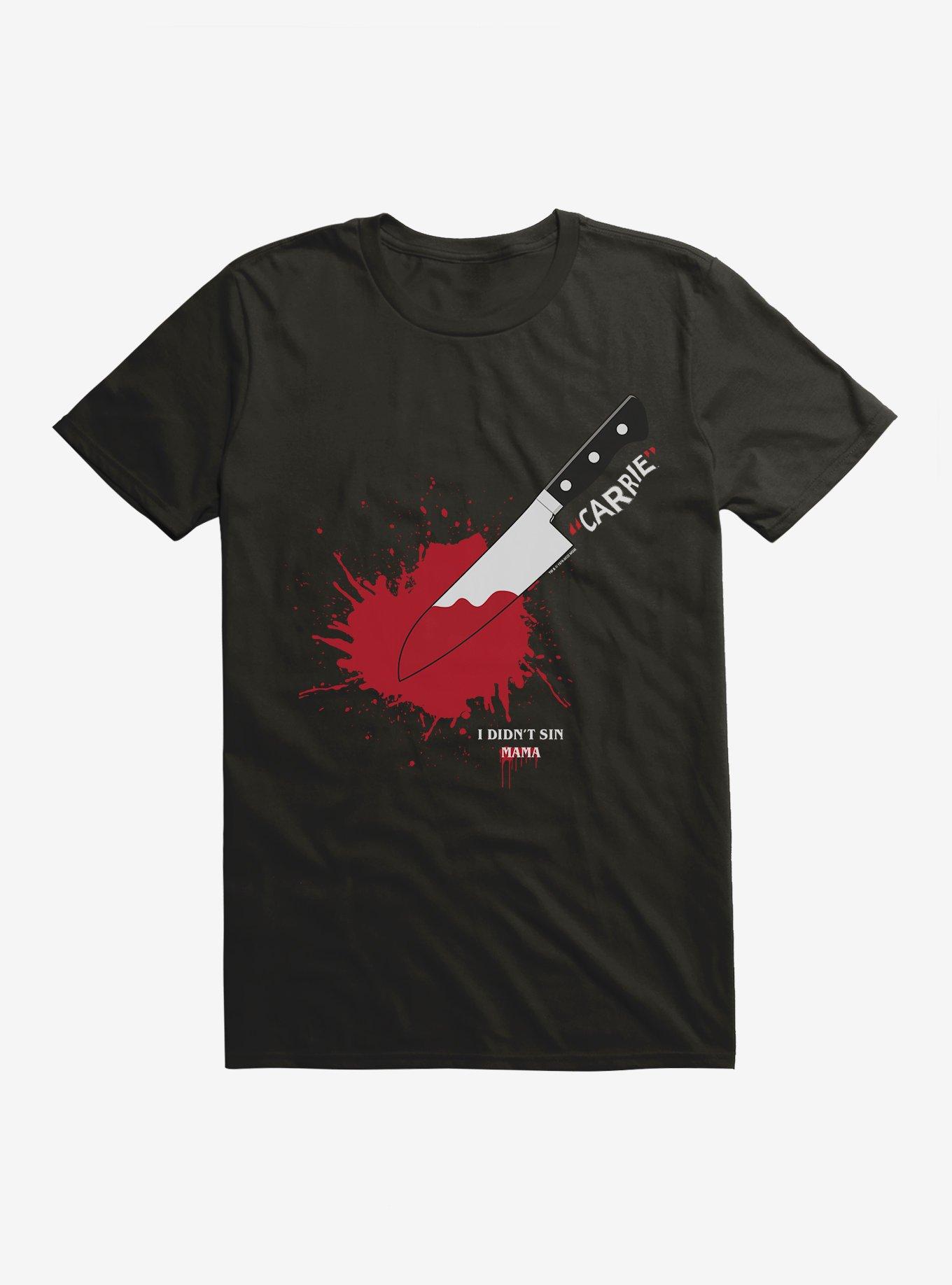 THRDLESS Carrie 1976 Knife Splatter T-Shirt