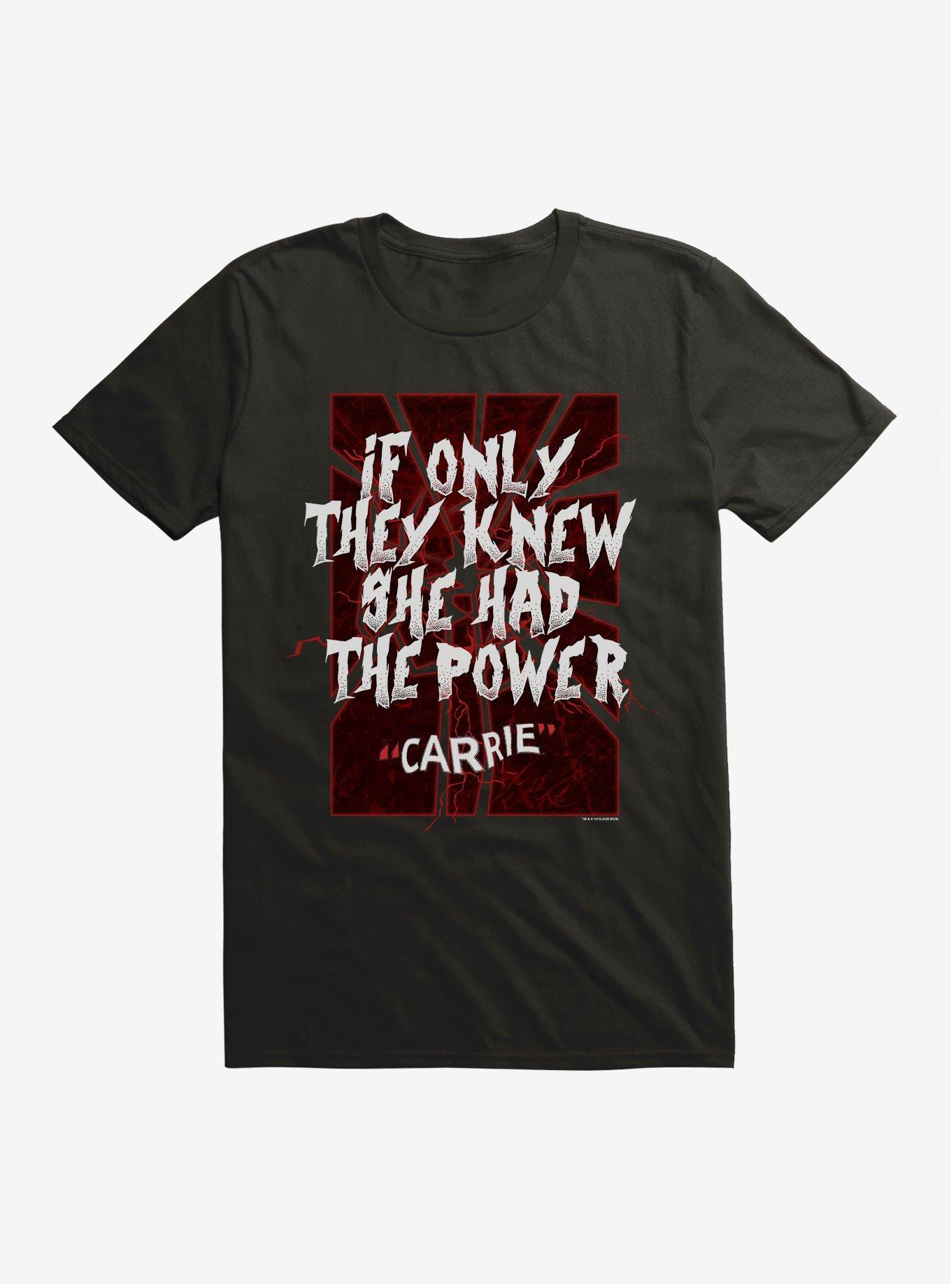 Carrie 1976 The Power T-Shirt, BLACK, hi-res