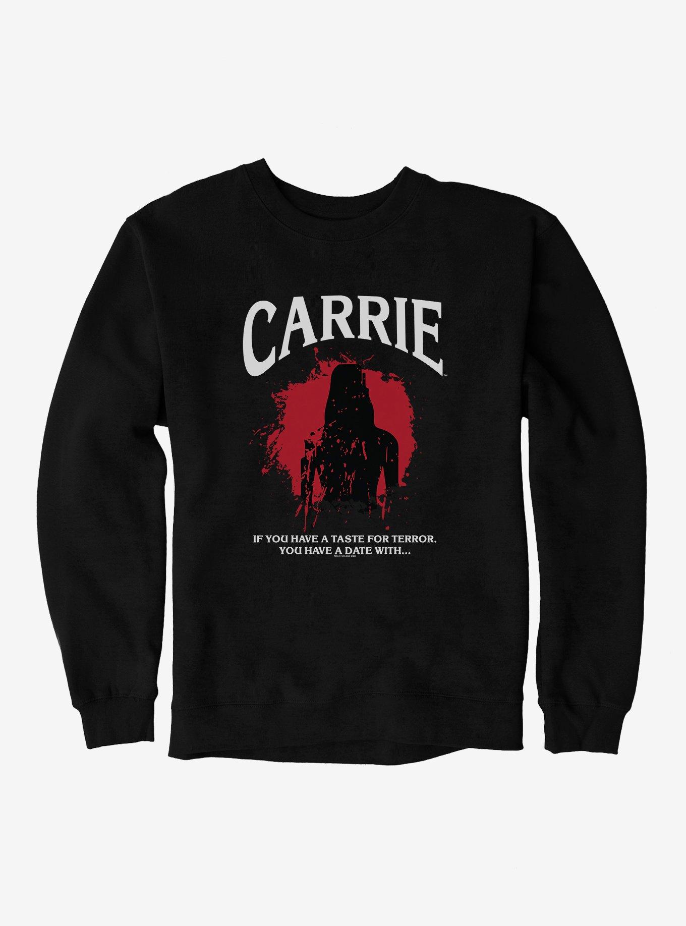 THRDLESS Carrie 1976 Silhouette Splatter Sweatshirt