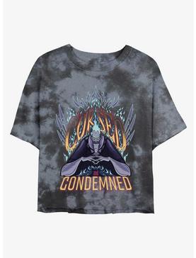 Disney Villains Hades Cursed and Condemned Tie-Dye Womens Crop T-Shirt, , hi-res