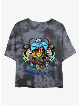 Plus Size Disney The Little Mermaid Ursula Witch of the Sea Tie-Dye Womens Crop T-Shirt, , hi-res