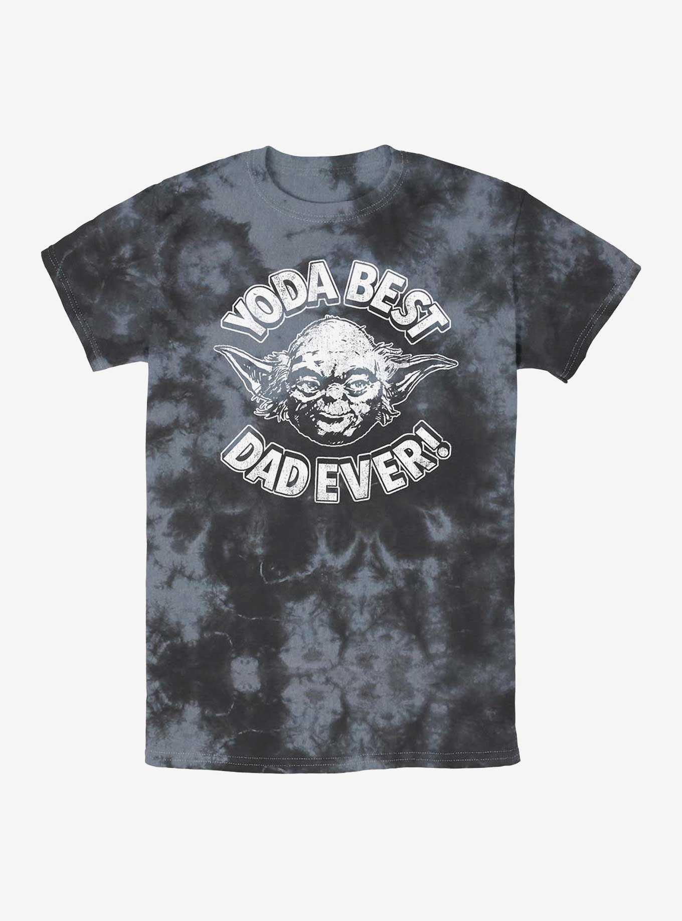 Star Wars Yoda Best Dad Ever Tie-Dye T-Shirt, , hi-res