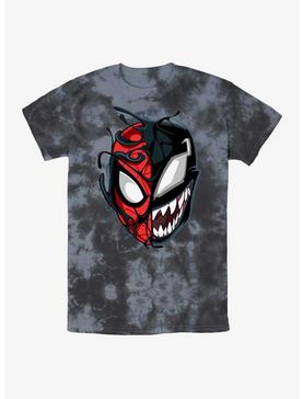 Marvel Venom Peter Venom Face Split Tie-Dye T-Shirt, , hi-res